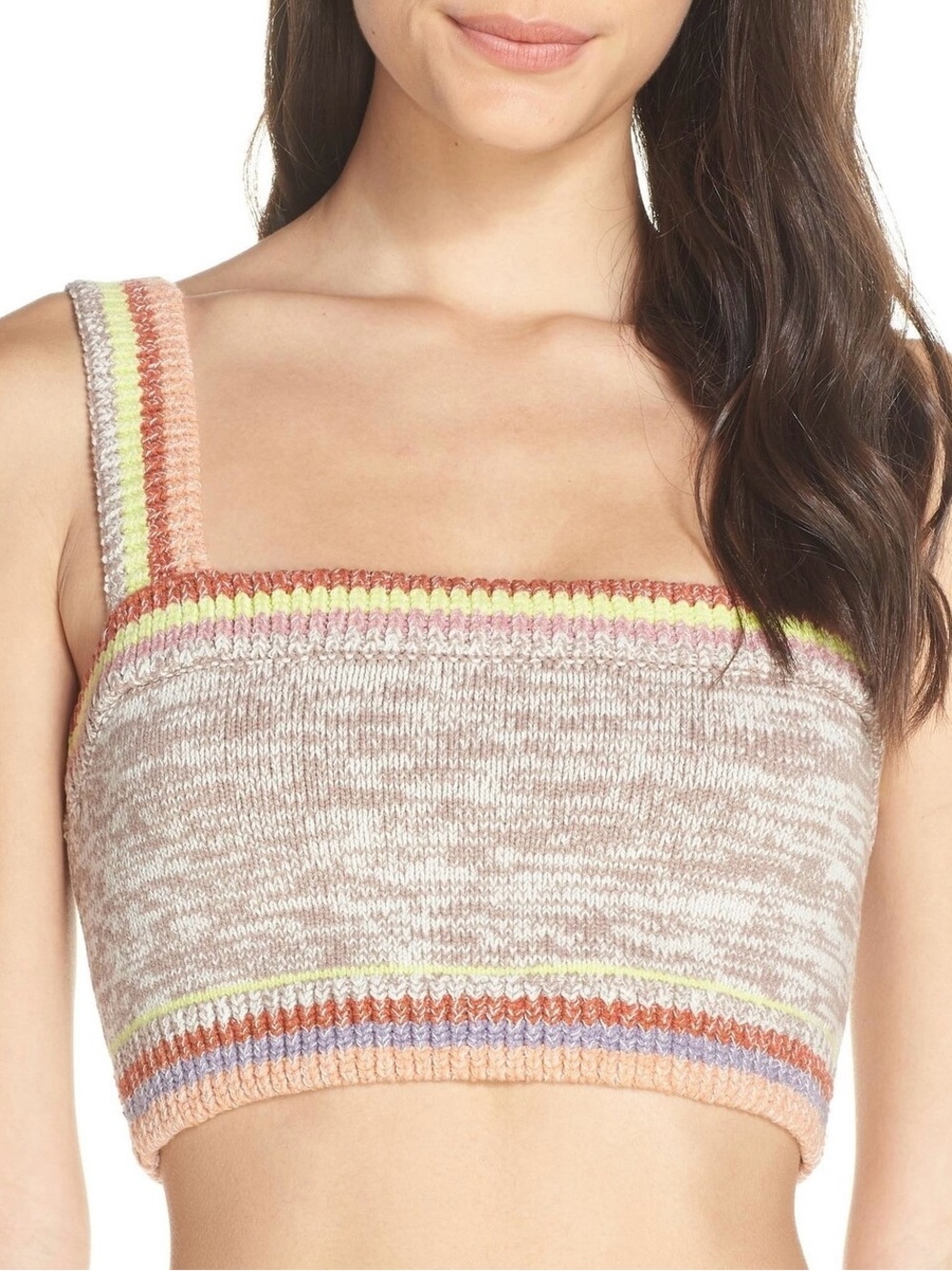 Free People Sun Brami Knitted Tank Top